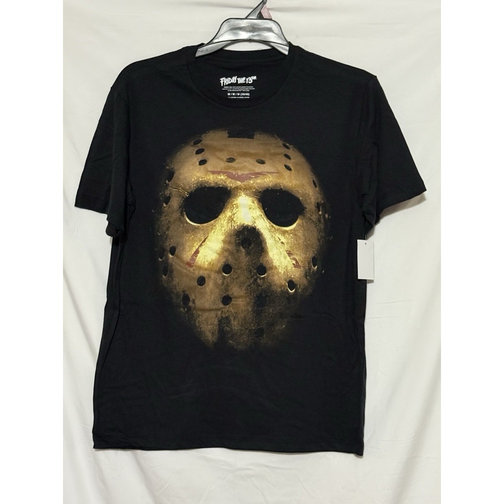 Friday The 13th Jason Mask Shirt Mens Medium Horror Movie Graphic Tee